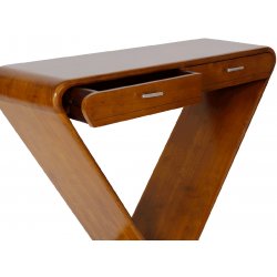 CONSOLE ICONE STYLE SCANDINAVE FORME TRIANGLE 2 TIROIRS E-SCMCTAC01