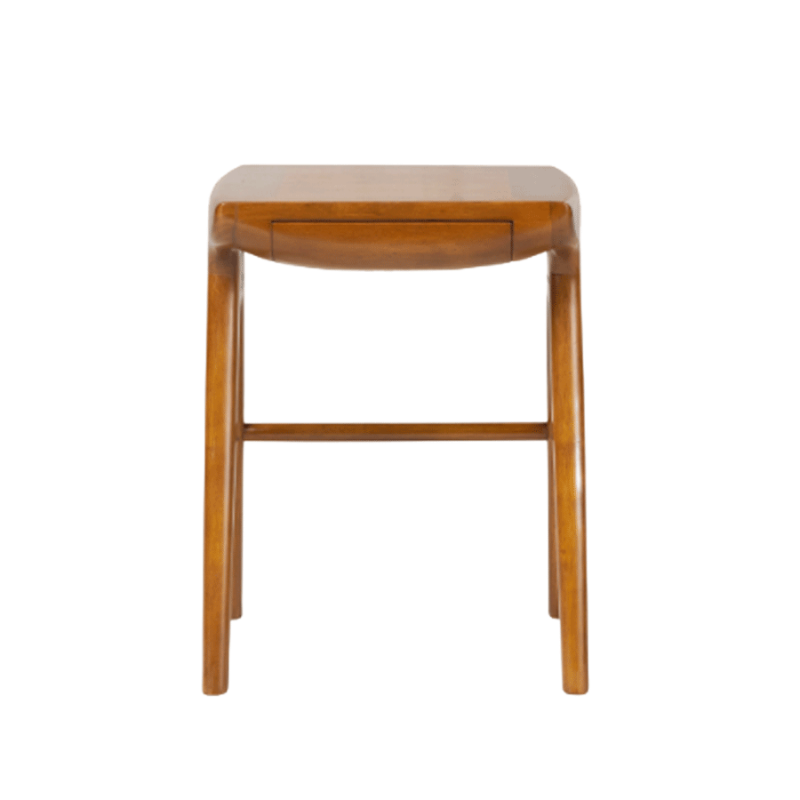 Table d'appoint BERFEN bois d'Hévéa, style Art Déco E-SCATAP34 EVERART